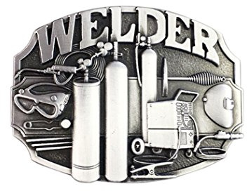 JEAN'S FRIEND Antik Silver Welder Trades Tradesman Bältesspänne finns också i USA, Antiksilver, en storlek