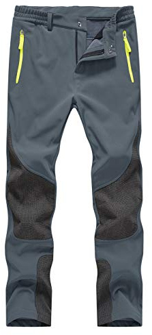 donhobo Damen Wanderhose Wasserdicht Softshellhose Outdoorhose Winddicht Warm Gefüttert Winterhose Skihose Snowhose Trekkinghose