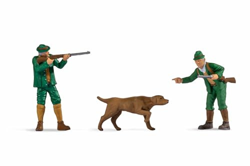 NOCH Jäger, geeignet für Modellbau Wald Szenen, Spur 0, handkoloriert, ideal für realistische Dioramen und Sammlerstücke