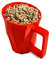 GranuleBox - Pelle à Granule - Pelle pour Granulés 100% Biodégradable - Imprimée en 3D - Fabriquée en France (Rouge - 1kg)