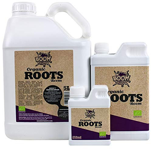 Boom Nutrients | Fertilizante/Estimulador orgánico de Raíces/Enraizante Potente Plantas | Organic Roots (250 ml)