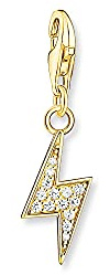 THOMAS SABO Damen Charm-Anhänger Eiffelturm Paris Herz Charm Club 925 Sterling Silber 0904-415-12