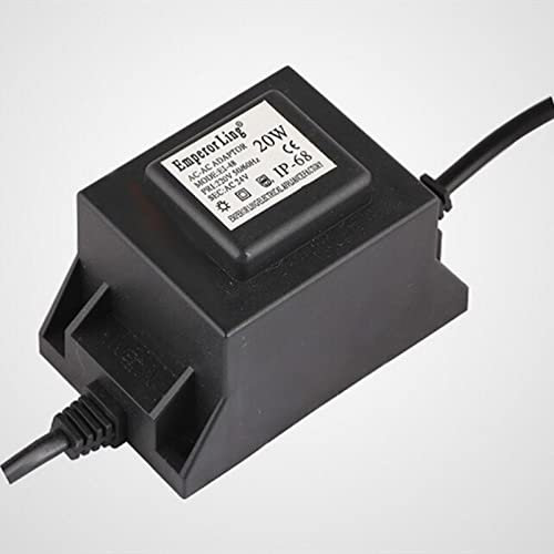 GUODDM Transformador De Voltaje De 220V A CA 12V /24V, Convertidor De Potencia Impermeable IP68, para Luz De Piscina, Bomba De Agua, Luz Exterior, Focos (Color : 50w, Size : 24v)