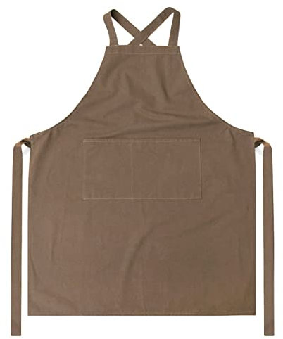 BATTTX Arbeitsschürze Herren,Robuste Werkzeugschürze For Männer, Arbeitsschürze Mit Werkzeugtaschen For Küche, Garten, Keramik, Werkstatt, Garage Und Mehr