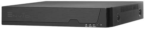 ENVIO NVR 4CH CANALI POE 4K ULTRA HD 8 MEGAPIXEL COMPATIBILE H.265AI P2P CLOUD VIDEOSORVEGLIANZA IP VIDEOANALISI