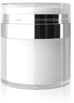 Naisfei Dispensador de bomba Airless, dispensador de crema de 50 ml, recipiente cosmético rellenable, botella de vacío portátil con tapa para viaje, dispensador de crema vacía, recipiente cosmético | Vacío recipiente cosmético portátil con tapa para viaje, dispensador de crema vacía