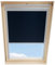 Tenda oscurante per finestre a tetto compatibile con VELUX M04 / 304/1 / MK34, Nero