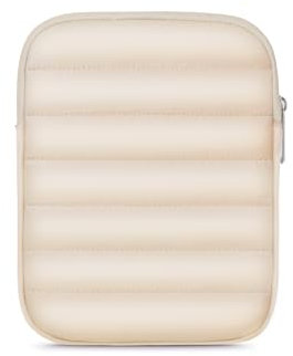 Clezolraa 6-7 Inch Puffy Sleeve Case for Kindle, Padded Pouch Bag, Beige