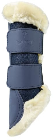 EQuest Air Flow Mesh Gamasche 2.0, 2er Set, Navy, M/Cob - Beinschutz für Pferde