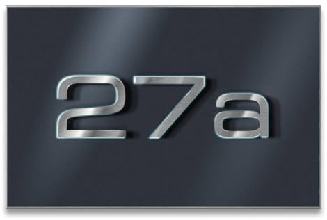 Metzler® plaque numéro maison LED avec chiffres 3D et éclairage basse tension anthracite RAL 7016 – inox résistant aux intempéries – visibilité optimale nuit – 31×20 cm – personnalisable