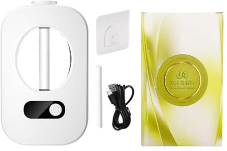 Difusor de Aceites Esenciales | Difusor de Aceite Aromático Inteligente,Diseño con Temporizador Recargable para Dormitorio, Guardería, Salón y Oficina