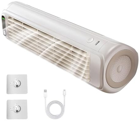 Wall Mounted Portable Air Conditioner, Cooling Ace Portable Air Conditioner, Usb Rechargeable Fan, for Desk Bedroom A