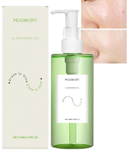 Huile Nettoyante Zéro Film À L'armoise, Huile Nettoyante Hydratante, Nettoyage En Profondeur Sans Effort, Pores Obstrués, Double Nettoyage, Démaquillage Quotidien, 100 Ml (1pcs)
