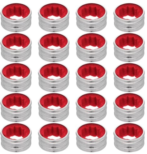 Veemoon 30Pcs Stainless Steel Wine Drip Catcher Rings with Removable Velvet Lint Inner, Wine Bottle Collar Stopper Accessories for Kitchen, Bar, and Winery Use