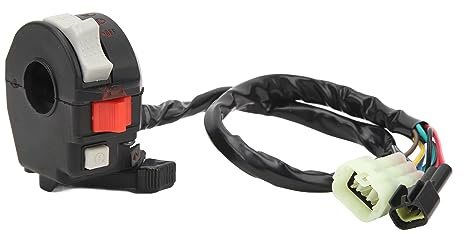 Bewinner Interruttore Manubrio ATV per 660 660R - Interruttore Fari Avviamento Motore con Leva dell'aria - Sostituzione OE 5LP 83973 01 00