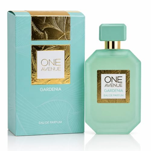 One Avenue Gardenia Eau de Parfum 60 ml – Perfume para mujer, aroma dulce de flores y gourmand, pistacho, vainilla, caramelo, larga duración