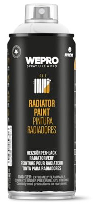 MTN WEPRO Pintura Radiadores Blanco Brillante, Spray 400ml