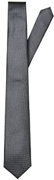 SELECTED HOMME Herren Slhnew Texture Tie 7cm Noos B Krawatte, Grau, Einheitsgr e EU