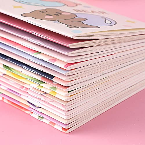 20 Stück Klein Notizbuch Mini Tragbar Tagebuch Kreatives Notizblock Pocketbook Farbe Nettes Notebook Schreibwaren Geschenk Büro Schule