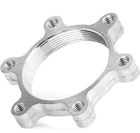 VGEBY 6 Flange Adapter, 48mm / 44mm Bicycle Freewheel Threaded Hubs Disc Brake Rotor Bike Seat Conversion Adapter(48mm)