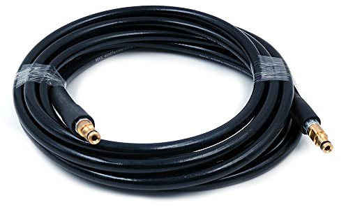 NUZAMAS 5m High Pressure Replacement Hose,5800PSI Hose Extension Pressure Washer Hose Drain Cleaning kit K2 K3 K4 K5 K6 K7 Click Type Plug Quick Connector