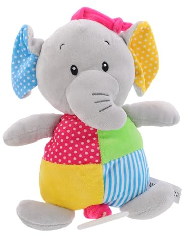 Toyvian Spieluhr Aus Einschlafmusik-puppe Mit Schnuller Cartoon-design Elefant Beruhigendes Hörentwicklung Fördern