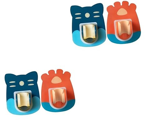 OSALADI 4pezzi Supporti Per Doccetta Da Bagno Colorata Di Braccetti Per Testa Di Doccia Senza Foratura Design Adorabile e Pratico Per Ogni Stile Di Arredo Casa