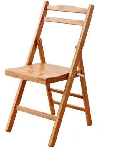Klappbar Stühle Beistellstuhl Klappbar Tragbare Rückenlehne Für Die Küche Klappstühle, Einfacher Bambusbalkon Freizeitstuhl, Tragfähigkeit 150 Kg