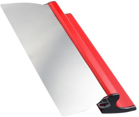 UKCOCO Handgeführtes Trockenbauwerkzeug Trockenbau-glättspachtel Trockenbau-finishing-werkzeuge 40 Cm Rot Einfach Zu Bedienen Leicht