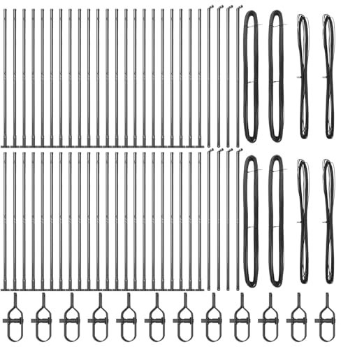 vidaXL Zaunpfosten 52 pcs Grau 3,2 x 3,2 x 150 cm, Garten und Terrasse, zylindrischer Pfosten, robustes Zaunsystem, Außendekor, Landschaftsunterstützung