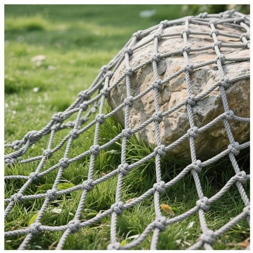KDSD8FFF Kletternetz Für Kinder Im Freien, Seil-Kletternetz, Polyamid Kletternetz, Kinder Erwachsene Spielplatz Schaukel Baumhaus Hängemattennetze,100x200cm