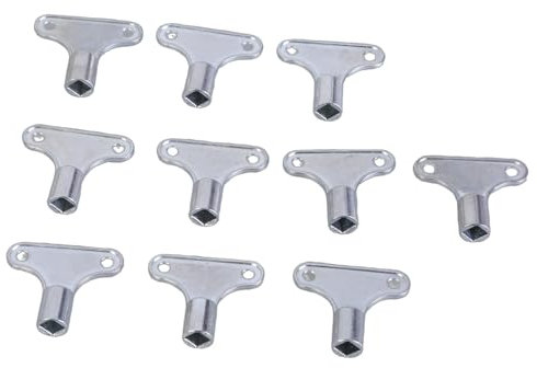 10Pieces Radiators Bleed Key With Square Base For Effective Heating And Easy Maintenance In Tight Space Saving