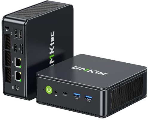 GMKtec M5S Mini PC Ryzen 3 5400U, 16G DDR4 RAM 256G SSD, stärker als 5300U | 3 Jahre Support | Mini Computer für Büro & Homeoffice | Dual 2.5G LAN | WiFi 6E | 2×M.2 bis 16TB | schnelles Multitasking