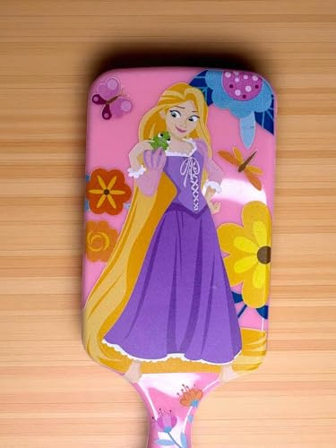 Spazzola per capelli per bambini con principessa di fantasia - stile aggrovigliato - disgrovigliante morbido con design 3D e setole anti-tiraggio - per capelli asciutti e bagnati - regalo ideale per