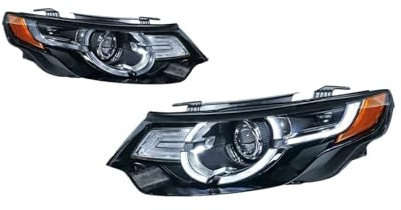 Qjahxkf Faros principal Luz De Coche Para Discovery Sport 2016-2018 Faro LED Proyector Luz De Circulación Diurna delanteros