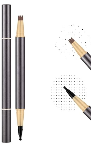 ZWWOGE Stylo Tache de Rousseur 2 en 1 avec Tampon 15g, Freckles Pen Imperméable Longue Durée avec Pointe Précise, Tatouage Visage Maquillage Liquide Naturel pour Fête d'été