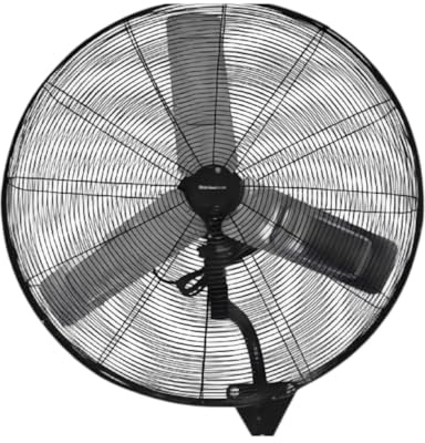 Generico Ventilatore Industriale Family MF 2675IND da Parete 75 cm 200W, Oscillante 85°, 3 Velocità, Pale in Alluminio, Alta Potenza per Officina Magazzino Capannone