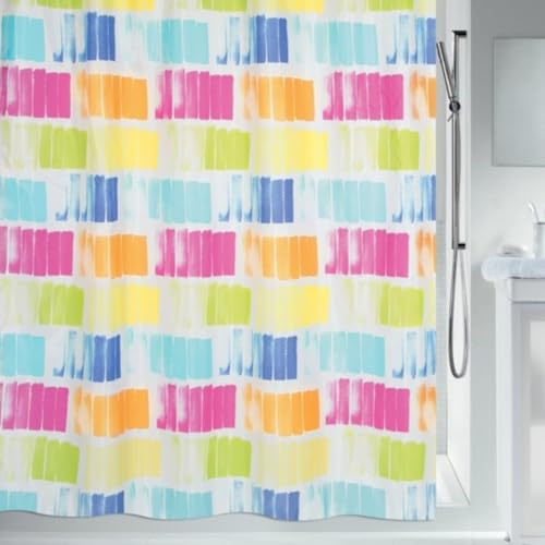 Spirella Duschvorhang Textil Pittore Multicolor, vers. Größen 240 x 180 cm