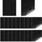 Zonon Patch Gonfiabile in TPU Patch Adesiva per Piscina Kit di Toppe di Riparazione Patch per Piscina con Materassi Aria Strumento di Riparazione per Giocattoli Gonfiabili (Nero)