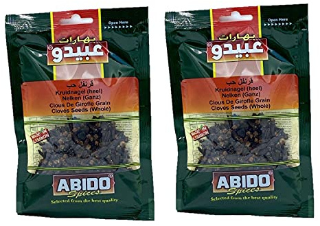 Lot 2x Clou de girofle entier - Abido - sachet 50g
