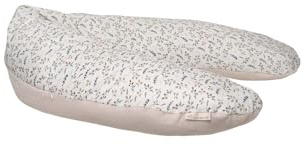ULLENBOOM Schwangerschaftskissen & Stillkissen 190cm - Mikroperlen Füllung | Extra leise Mikroperlen, Bezug: 100% Baumwolle, OEKO-TEX zertifiziert, Made in EU, Schadstoffgeprüft und waschbar