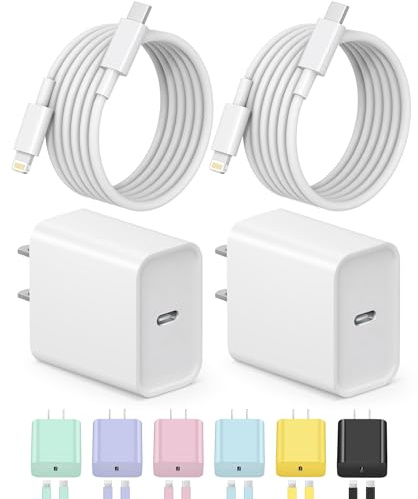 iPhone Charger Fast Charging USB C Charger Block Type C Charging iPad Chargers with 6FT C Chargers Cord Compatible with iPhone14/14 Pro Max/13/13Pro/12/12 Pro/11,iPad