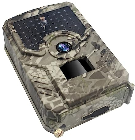 PR200PRO 16MP 1080P Trail Camera, HD Wildlife Hunting Camera con 120° Grandangolare, Night Impermeabile Video Game Cam per la Caccia Alla Fauna Selvatica/Sicurezza Domestica