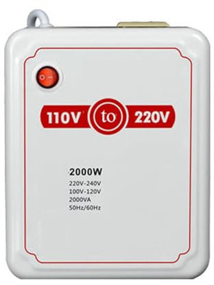 2000W Voltage Converter 220V to 110V, 110V to 220V Portable Power Transformer Suitable for Traveling in Different Countries,110Vto220V