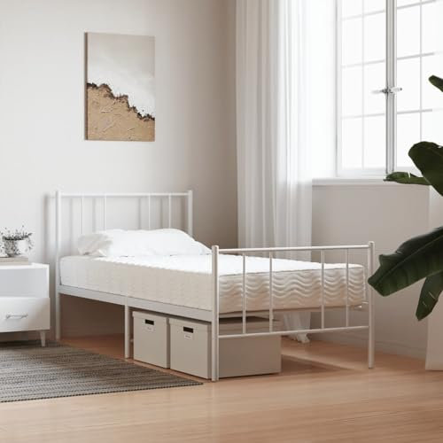 ZEYUAN Schaumstoffmatratze Weiß 100x200 cm Härtegrad H2 H3, Matratze, Bettmatratzen - 356342