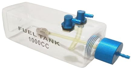 RC Flugzeug Kraftstofftank Ölflasche Fernbedienung Modell Zubehör Kraftstoffflasche für Flugzeug Modell Flugzeug RC Flugzeug Ersatzteile, 1000CC