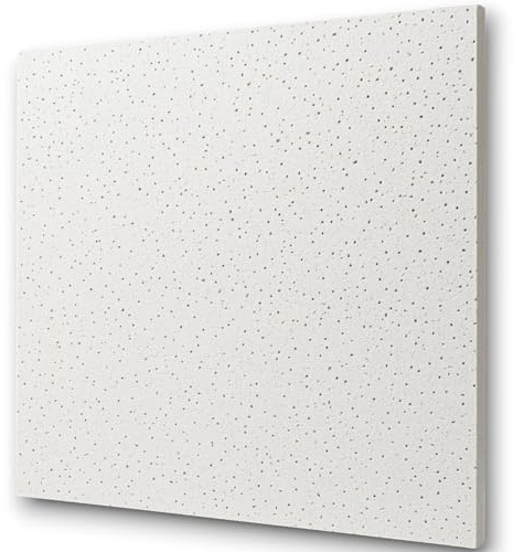 FINE Fissure FISSURED Office Acoustic Suspended Ceiling Tiles 595 x 595mm x 12mm 600 x 600mm 8 Tiles for Noise Reduction Suppression