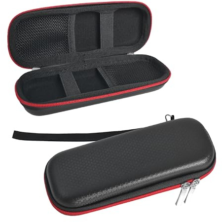 Wolfteeth Etui für Bleistiftzubehör, geruchsdicht, Hartschale, EVA-Reisetasche, digitale Sprachaufzeichnung, Dampf-Tragetasche (leer) Schwarz 132501, Schwarz , Kompakt