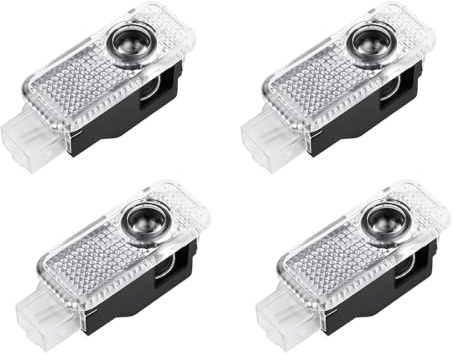 ISTUSHEWILL 4 Piece Car Door Led Light Projector Door Projectors for A8/A7/A6/A5/A4/A3/A1/R8/Q7/Q5/Q4/Q3/TT//Q2Door Lighting Entry Lighting Accessories