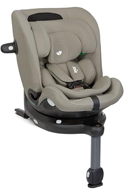 Joie i-Pivot™ grow Kindersitz, i-Size R129, drehbar, ISOFIX, Seitenaufprallschutz, Geburt bis 10 Jahre (40–135 cm), oak
